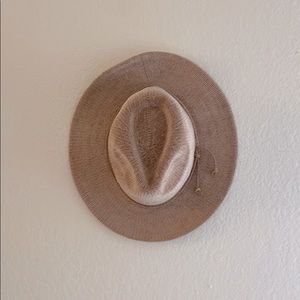 Anthropologie, soft felt hat with braided hat band